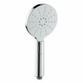 Kibi Circular 3 Settings ABS Handheld Shower Head - Chrome HS1001CH